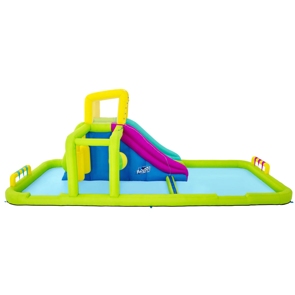 Inflatable Water Pack Pool Slide Castle Playground H2OGO Splash Course - image4