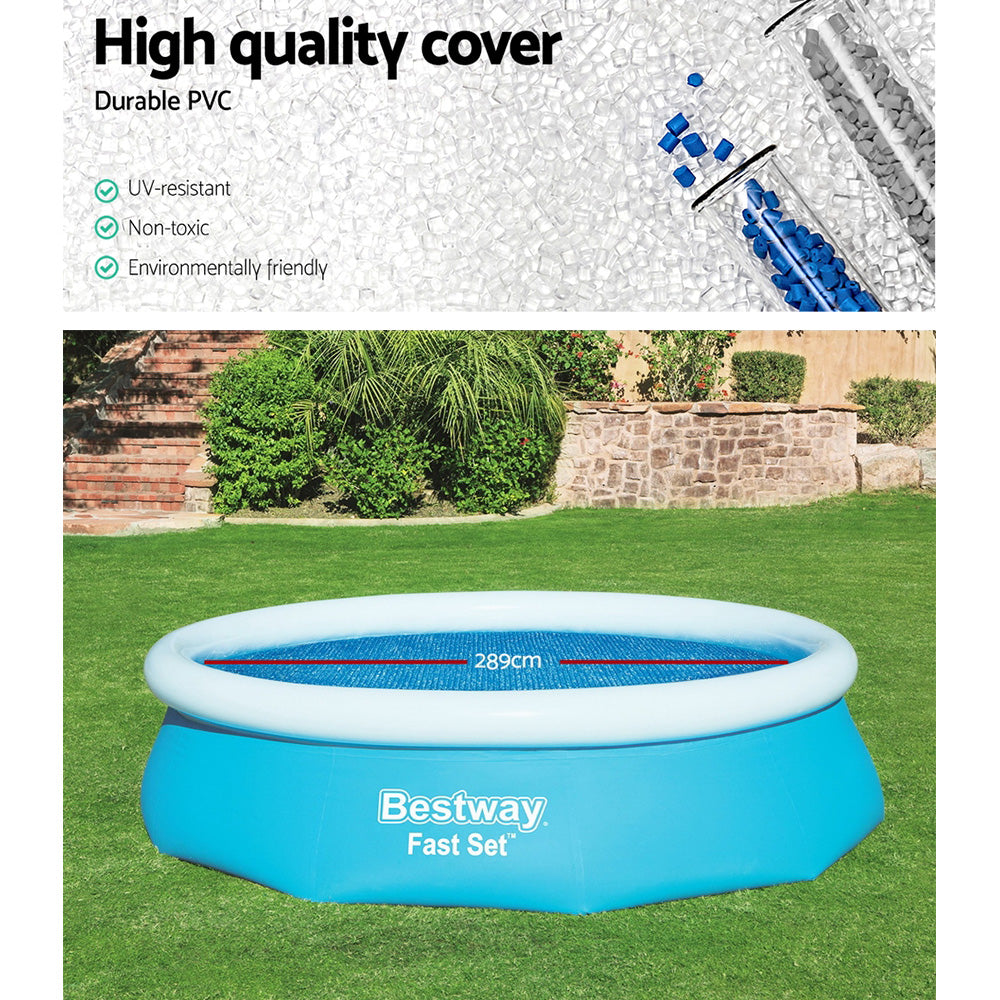 Solar Pool Cover Blanket for Swimming Pool 10ft 305cm Round Pool 58241 - image6