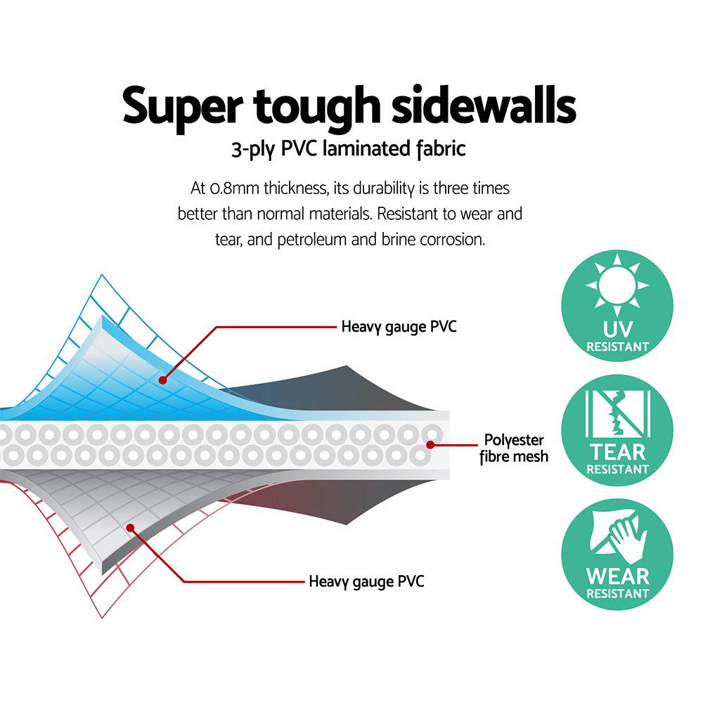 Swimming Pool Above Ground Filter Pump Steel Pro Frame Pools - image4