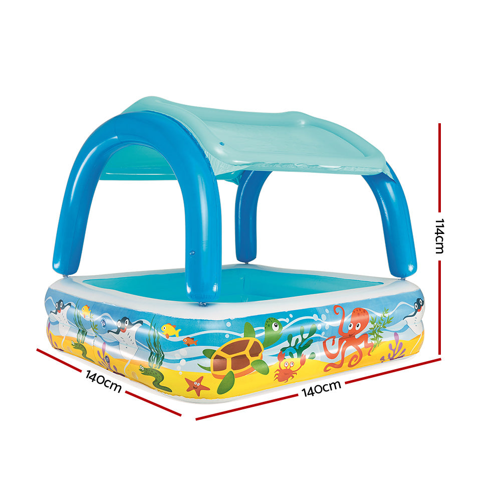 Inflatable Kids Pool Canopy Play Pool Swimming Pool Family Pools - image2