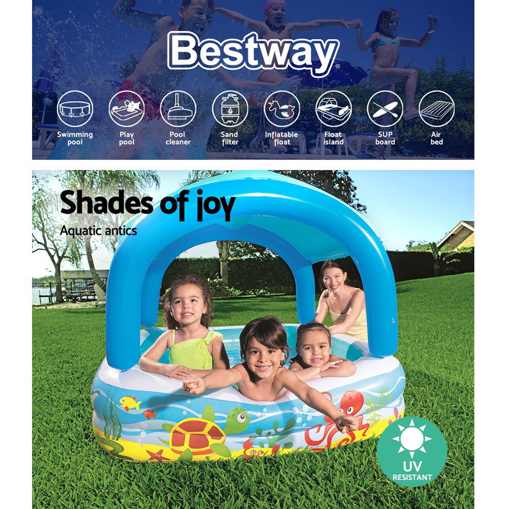 Inflatable Kids Pool Canopy Play Pool Swimming Pool Family Pools - image4