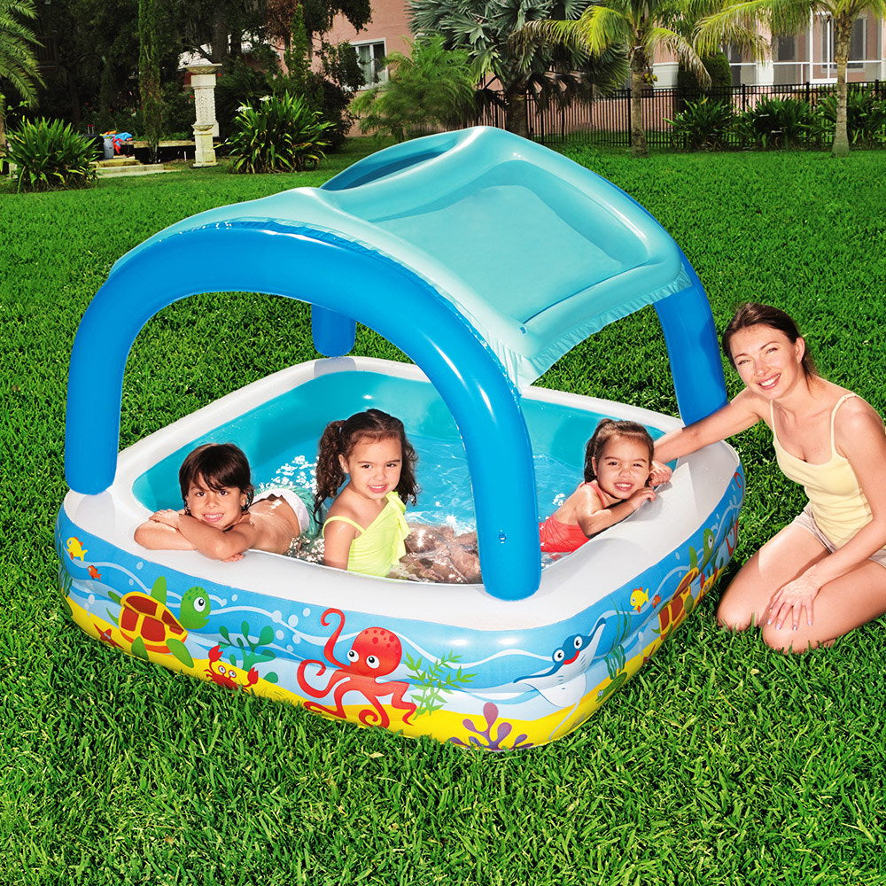 Inflatable Kids Pool Canopy Play Pool Swimming Pool Family Pools - image7