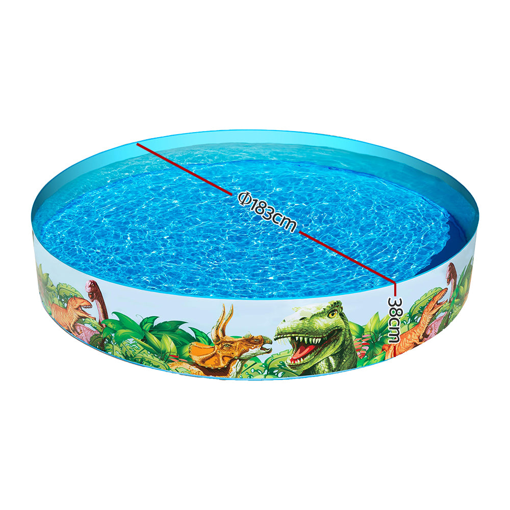 Kids Swimming Pool Above Ground Play Fun Round Fill-n-Fun Pools - image2