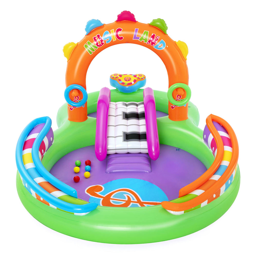 Inflatable Swimming Play Pool Kids Above Ground Kid Game Toy 3 People - image3