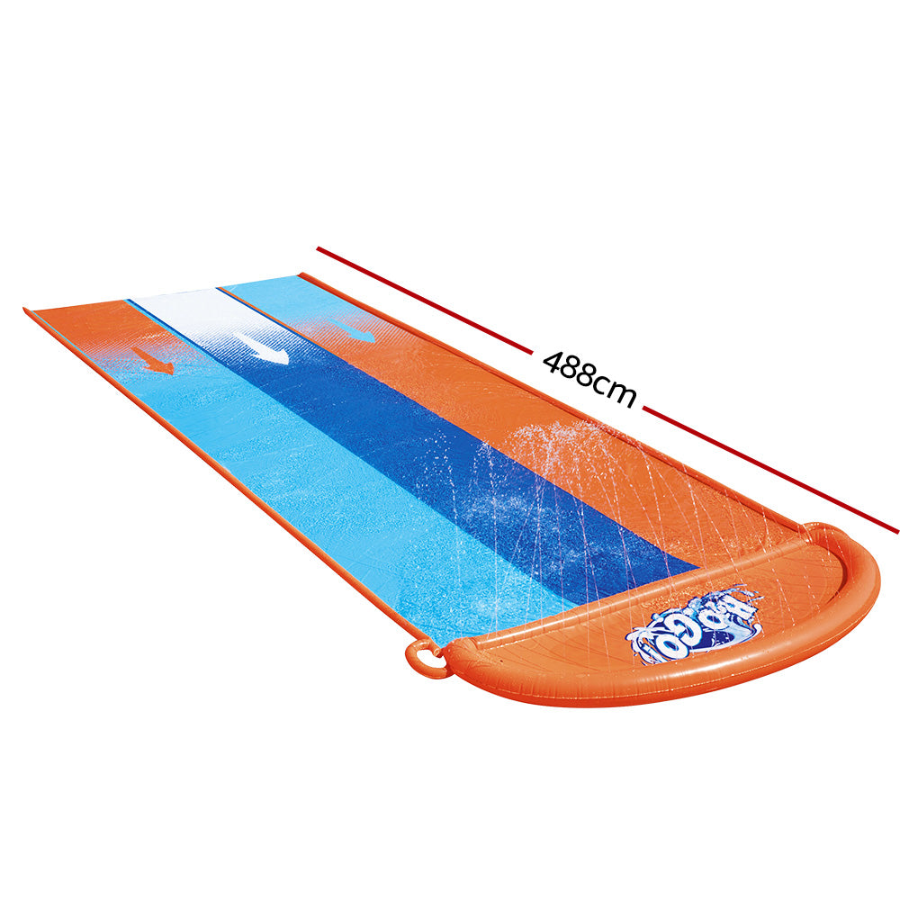 Water Slip And Slide Kids Inflatable Splash Toy Outdoor Triple 4.88M - image2