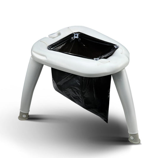 Outdoor Portable Folding Camping Toilet - image1