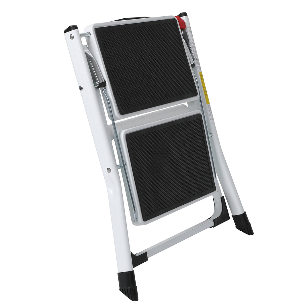 Double Folding Caravan Step Portable RV Accessories Ladder Camper Trailer Parts - image5