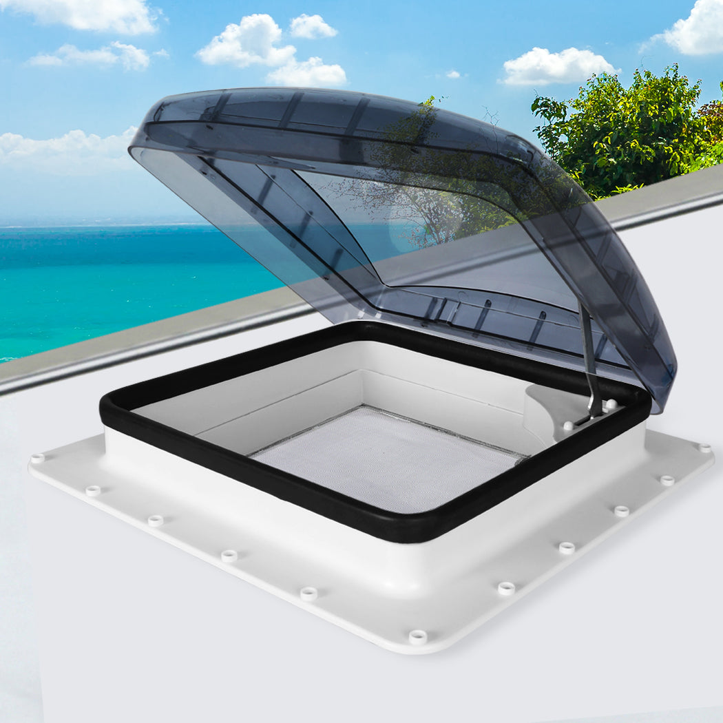 Caravan Roof Skylight Vent Hatch Pop Up Anti-UV Camper RV Motorhome Flyscreen - image7