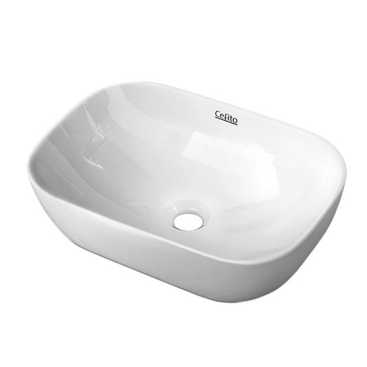 Ceramic Bathroom Basin Sink Vanity Above Counter Basins White Hand Wash - image1