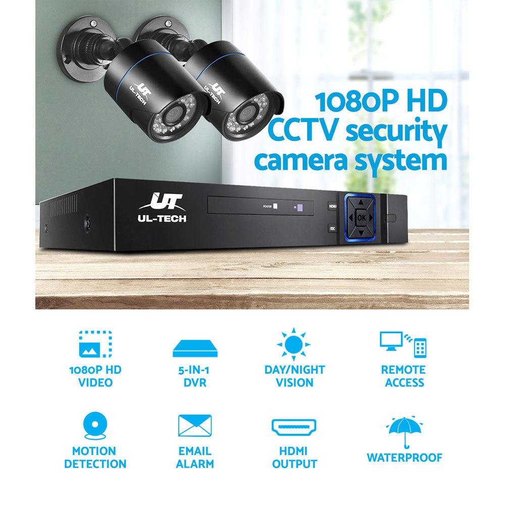 UL-tech 1080P Home CCTV Security Camera HDMI DVR Video Home Outdoor IP System - image4