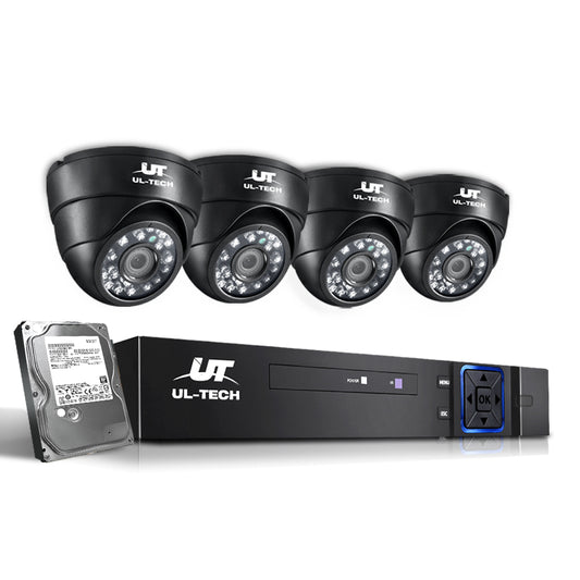 CCTV Security System 2TB 4CH DVR 1080P 4 Camera Sets - image1