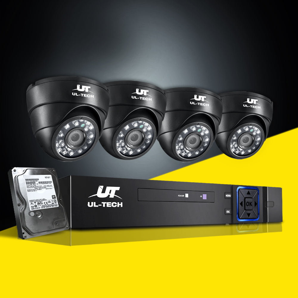 CCTV Security Home Camera System DVR 1080P Day Night 2MP IP 4 Dome Cameras 1TB Hard disk - image7