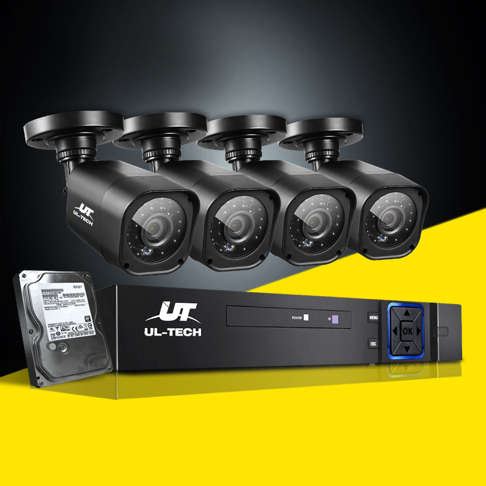 Home CCTV Security System Camera 4CH DVR 1080P 1500TVL 1TB Outdoor Home - image7