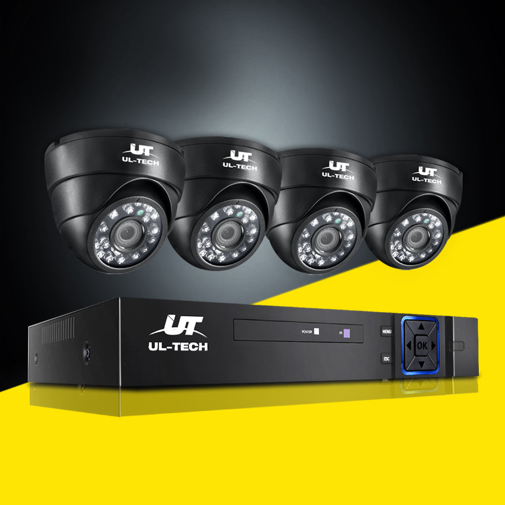 CCTV Camera Security System Home 8CH DVR 1080P IP Day Night 4 Dome Cameras Kit - image7