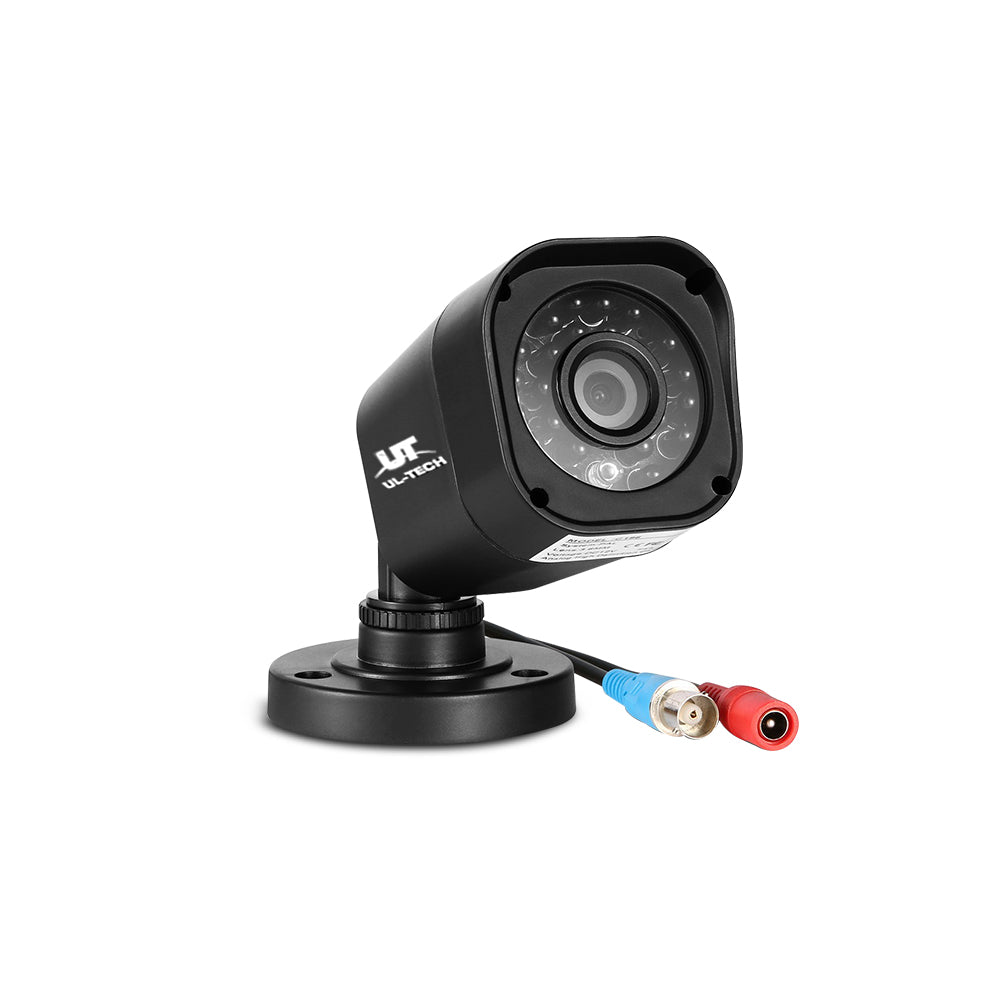 8CH 5 IN 1 DVR CCTV Security System Video Recorder /w 4 Cameras 1080P HDMI Black - image3