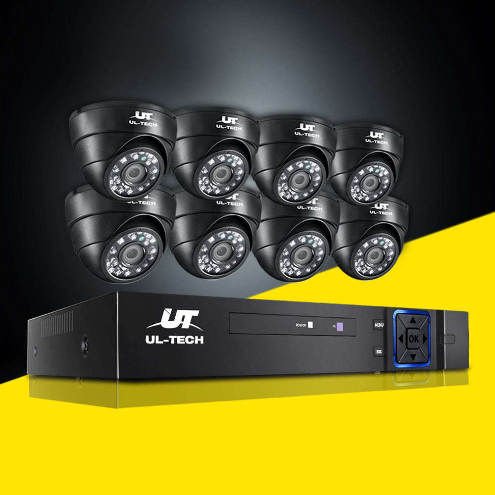 CCTV Camera Home Security System 8CH DVR 1080P IP 8 Dome Cameras Long Range - image7