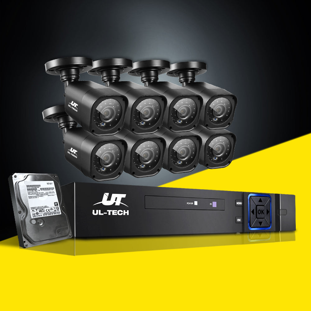 CCTV Security System 2TB 8CH DVR 1080P 8 Camera Sets - image7