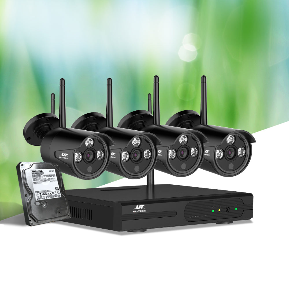 CCTV Wireless Security System 2TB 8CH NVR 1080P 4 Camera Sets - image7