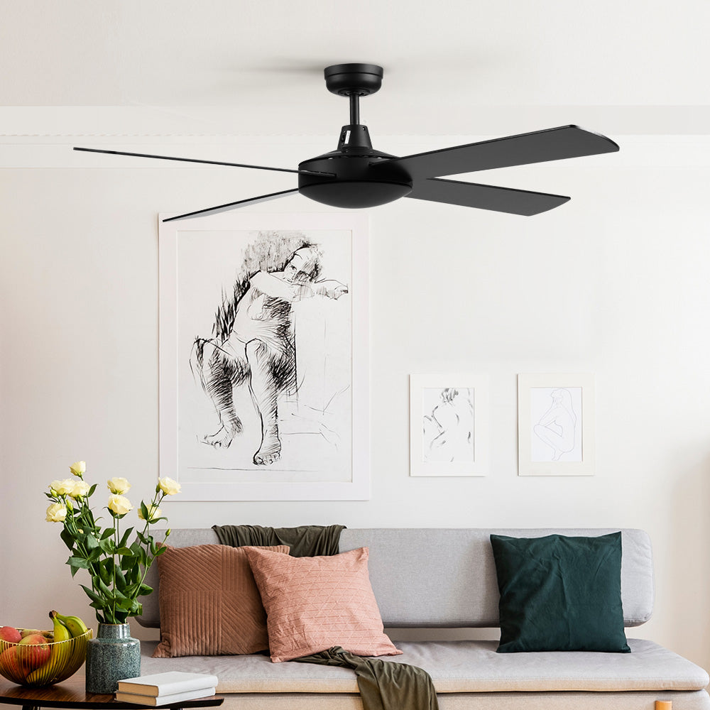 52'' Ceiling Fan w/Remote - Black - image8