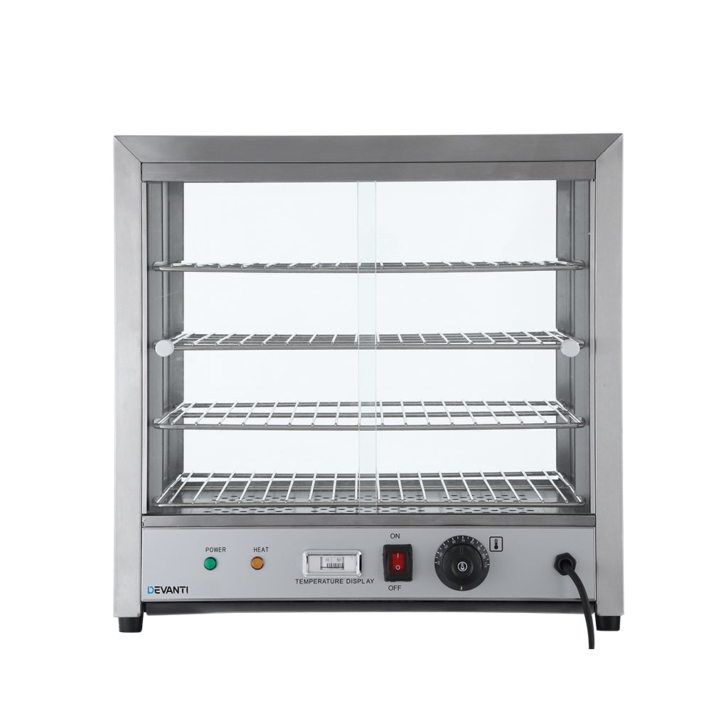 Commercial Food Warmer Pie Hot Display Showcase Cabinet Stainless Steel - image3