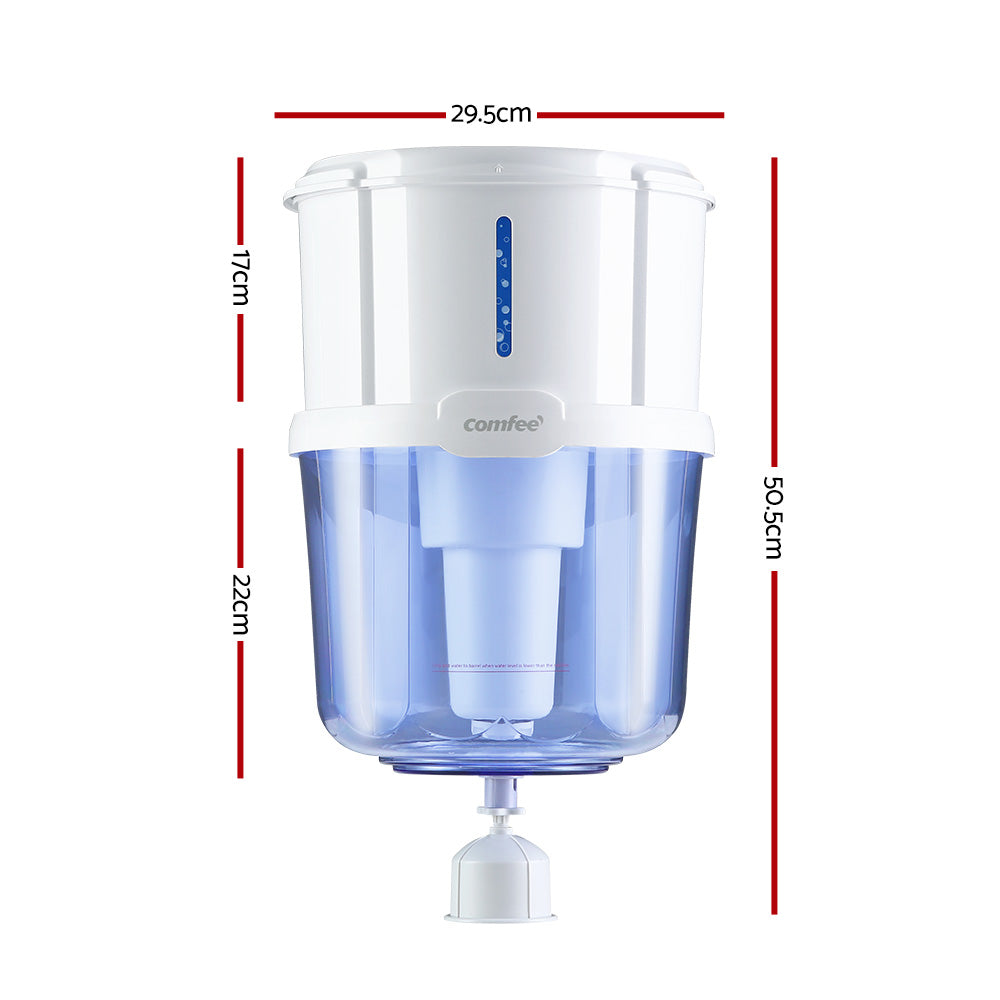 Water Purifier Dispenser 15L Water Filter Bottle Cooler Container - image2