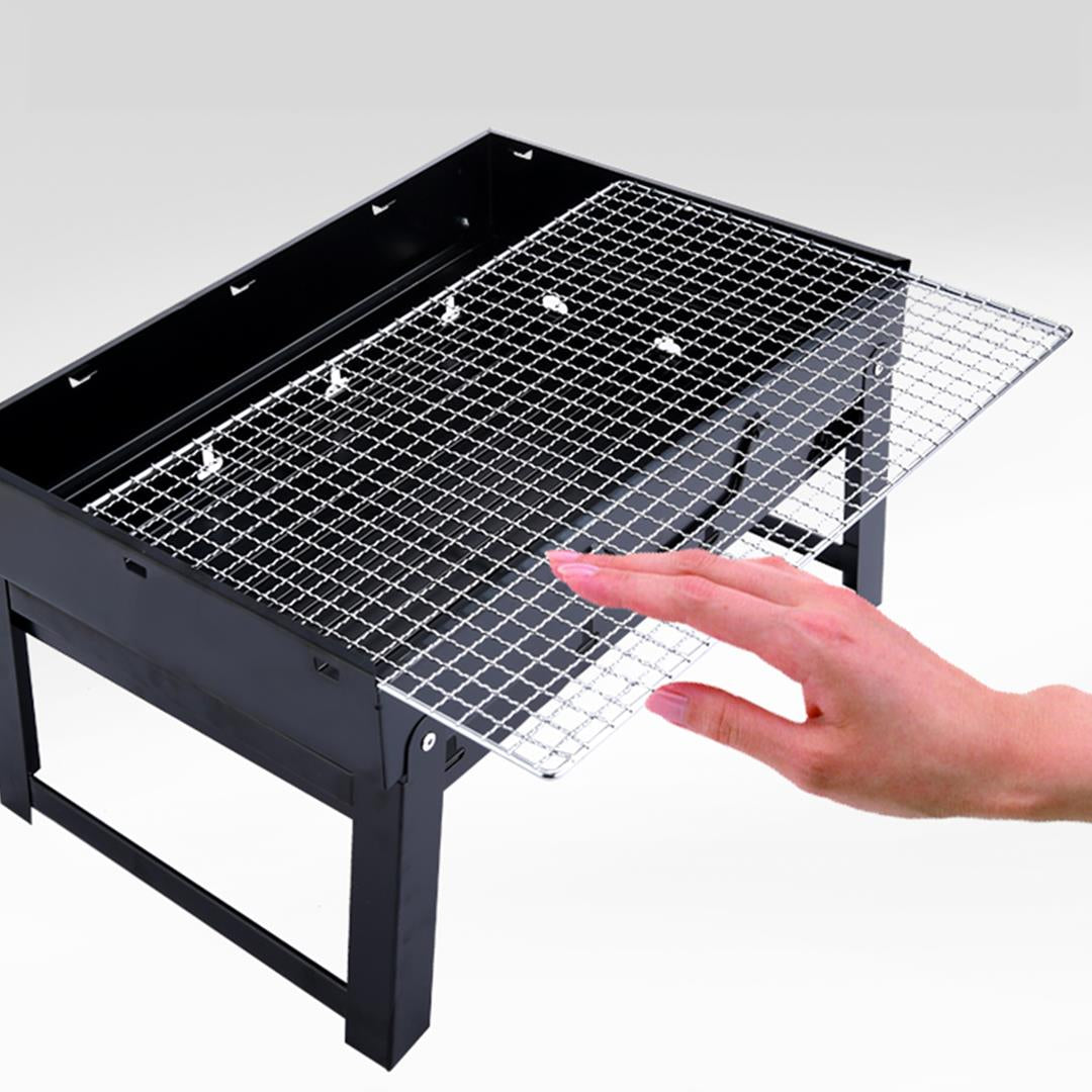 Premium Portable Mini Folding Thick Box-type Charcoal Grill for Outdoor BBQ Camping - image3