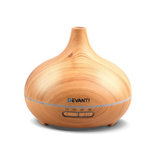 300ml 4 in 1 Aroma Diffuser - Light Wood - image1