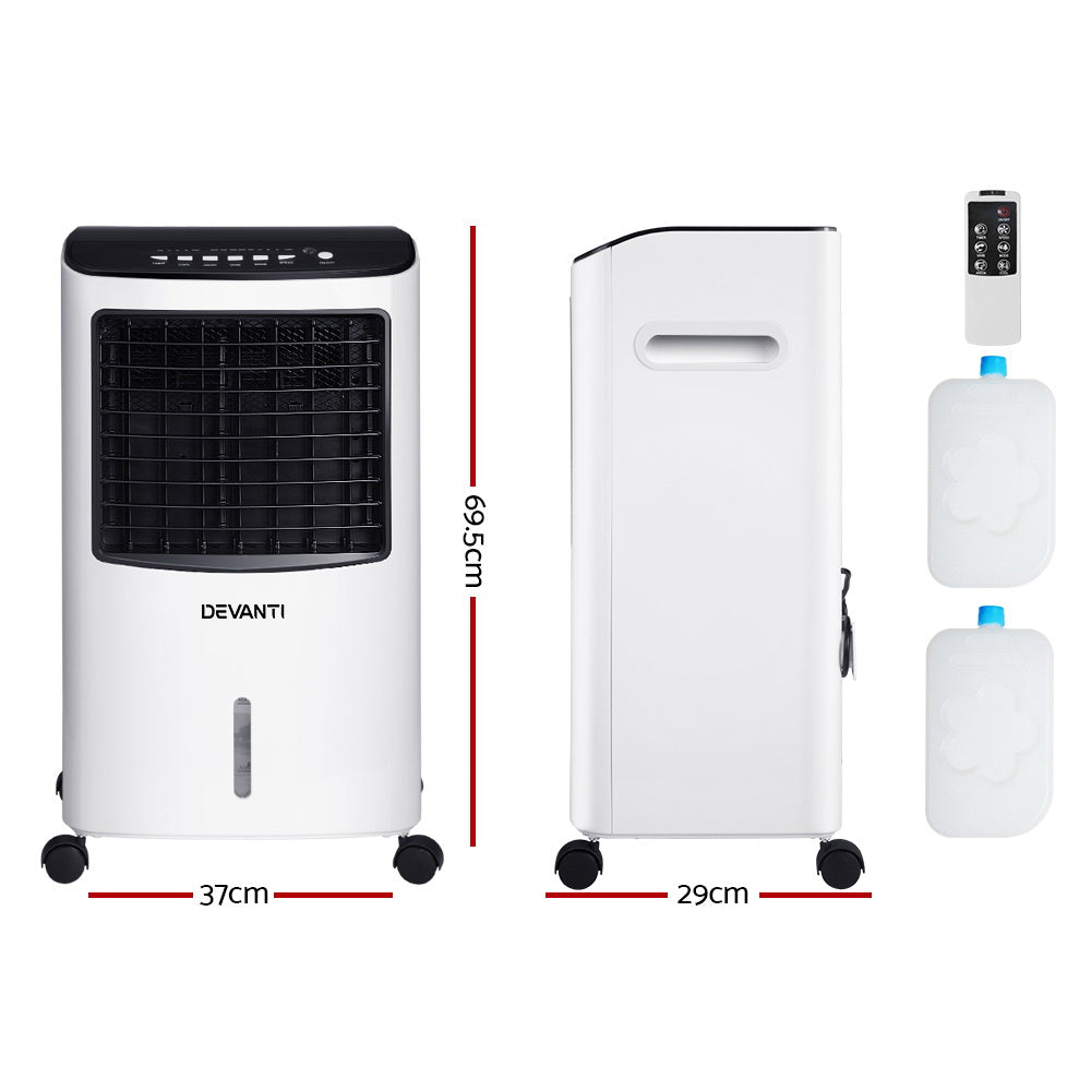 Evaporative Air Cooler Conditioner Portable 8L Cooling Fan Humidifier - image2