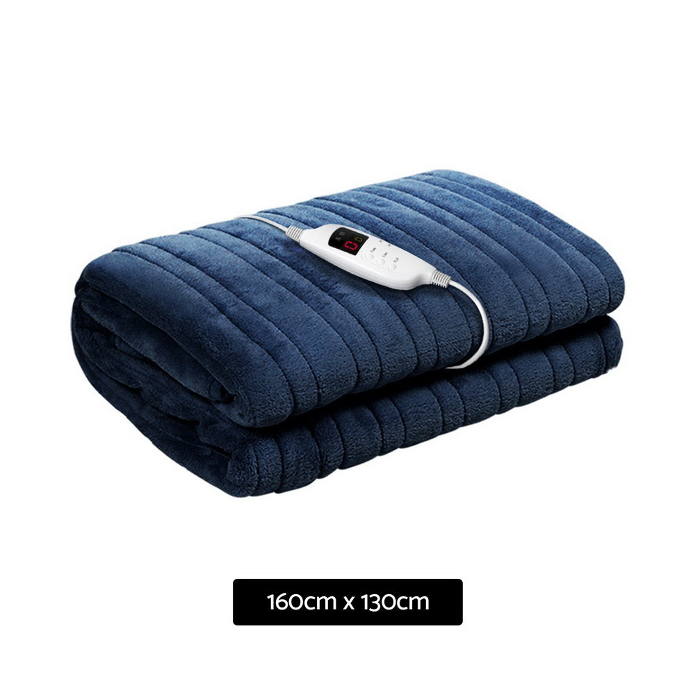 Bedding Electric Throw Blanket - Navy - image2