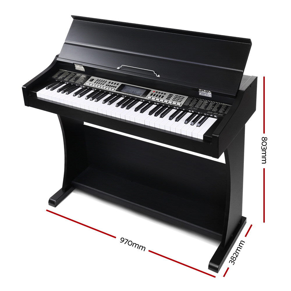 Alpha 61 Key Electronic Piano Keyboard Electric Digital Classical Music Stand - image2