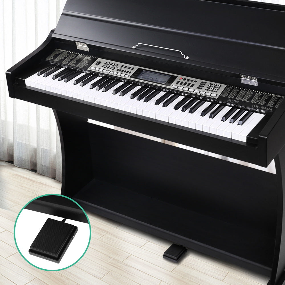 Alpha 61 Key Electronic Piano Keyboard Electric Digital Classical Music Stand - image7