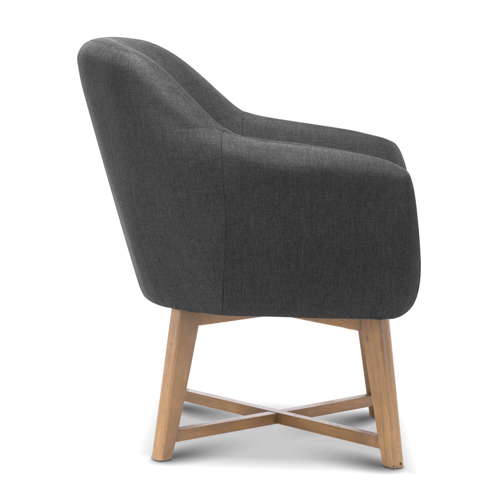 Aston Tub Accent Chair Charcoal - image4