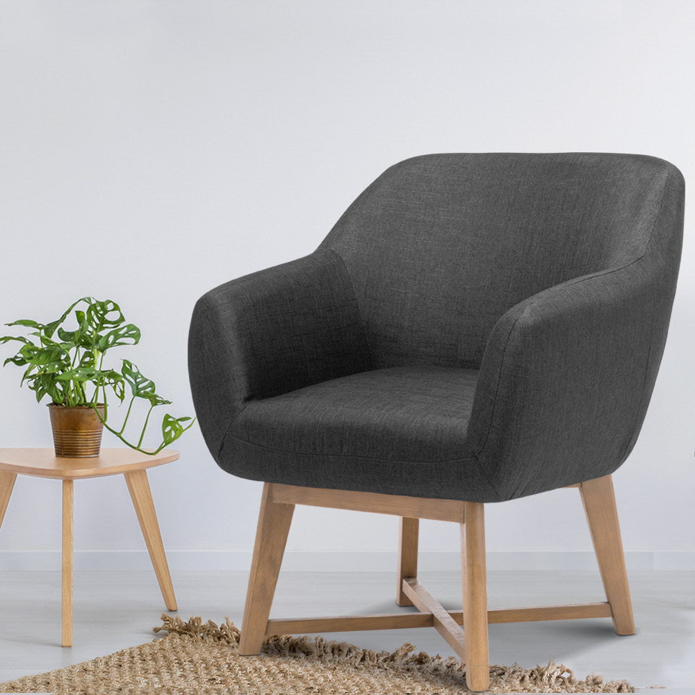 Aston Tub Accent Chair Charcoal - image9