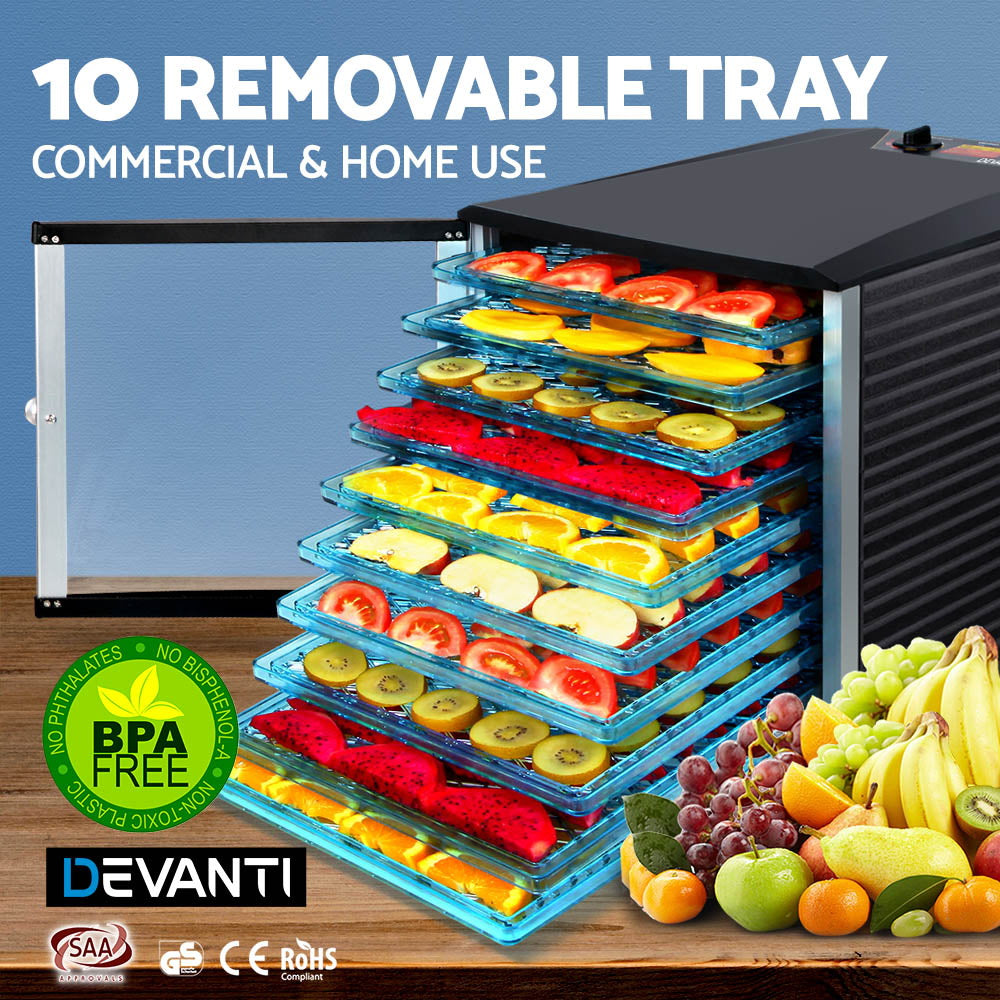 Commercial Food Dehydrator with 10 Trays - image4