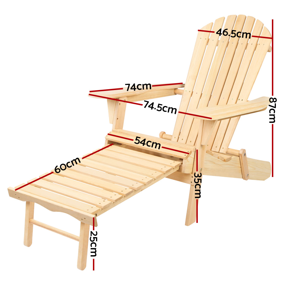 Set of 2 Outdoor Sun Lounge Chairs Patio Furniture Beach Chair Lounger - image2