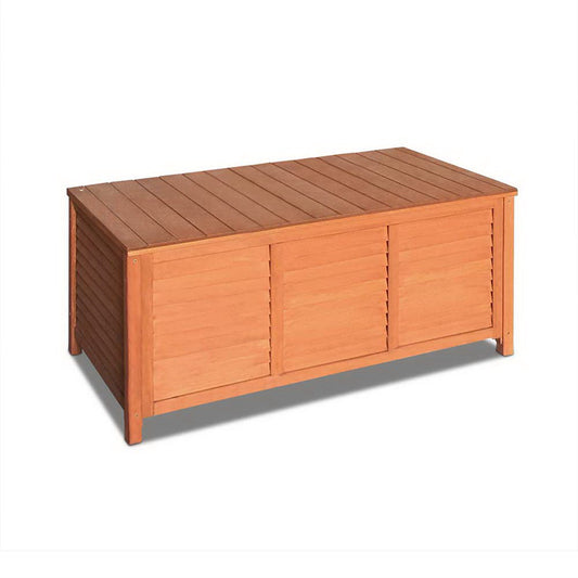 Outoor Fir Wooden Storage Bench - image1