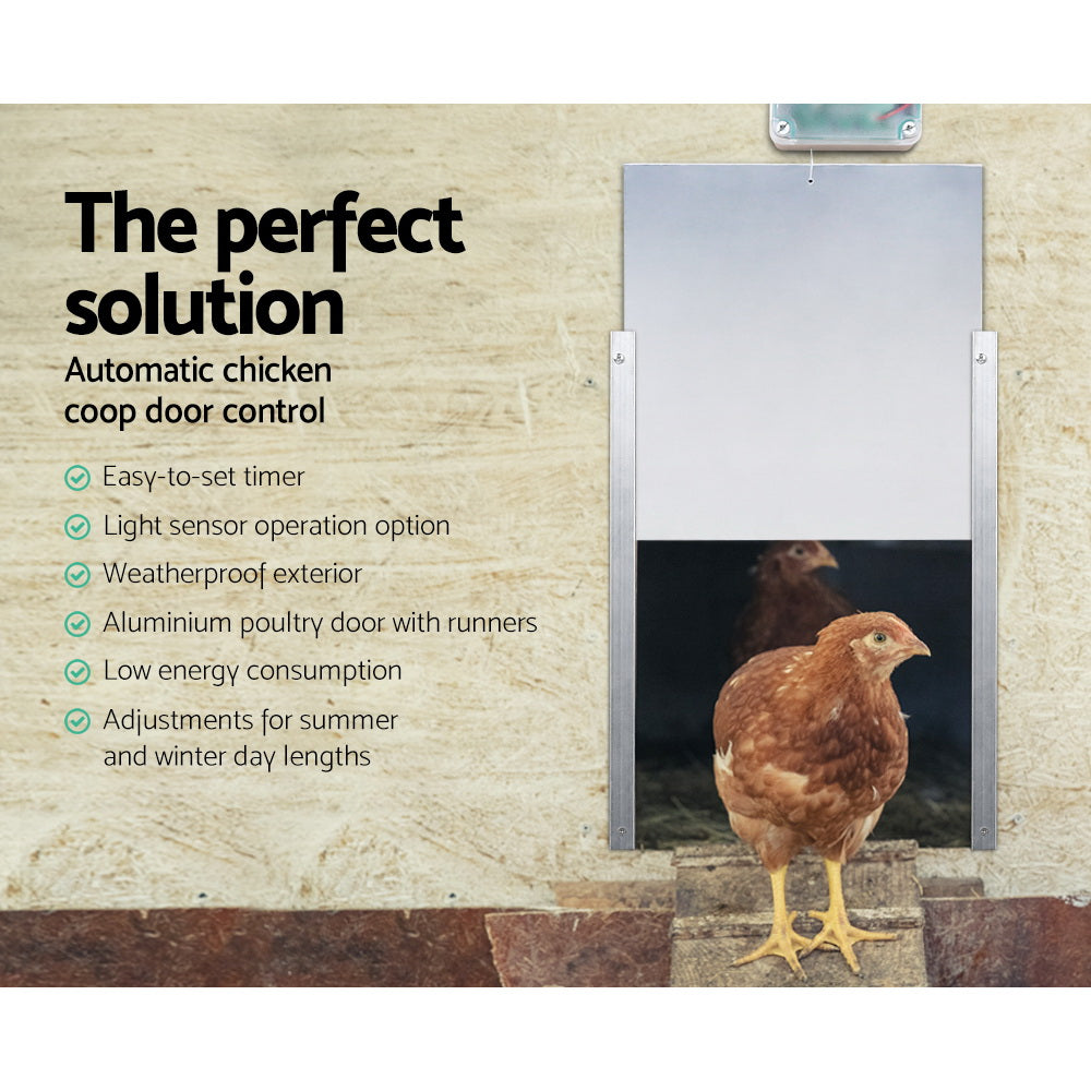 Automatic Chicken Coop Door Opener Cage Closer - image4