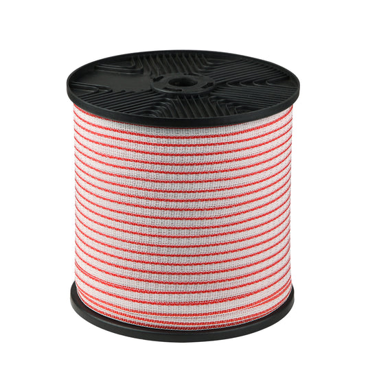 Electric Fence Wire 400M Tape Fencing Roll Energiser Poly Stainless Steel - image1
