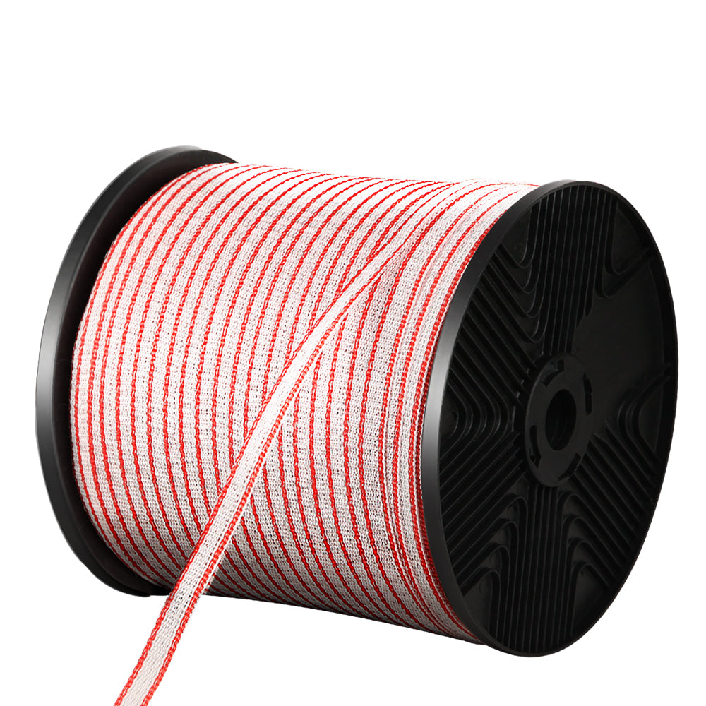 Electric Fence Wire 400M Tape Fencing Roll Energiser Poly Stainless Steel - image3