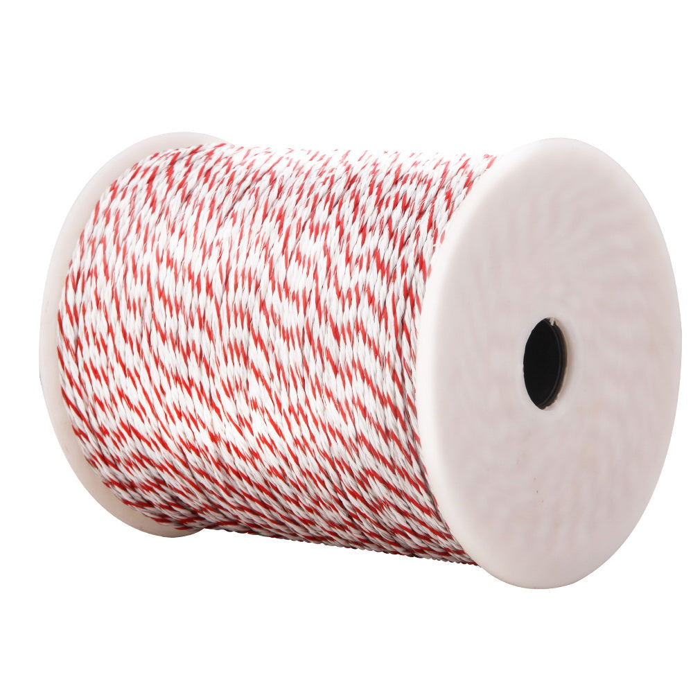Electric Fence Wire 500M Fencing Roll Energiser Poly Stainless Steel - image1