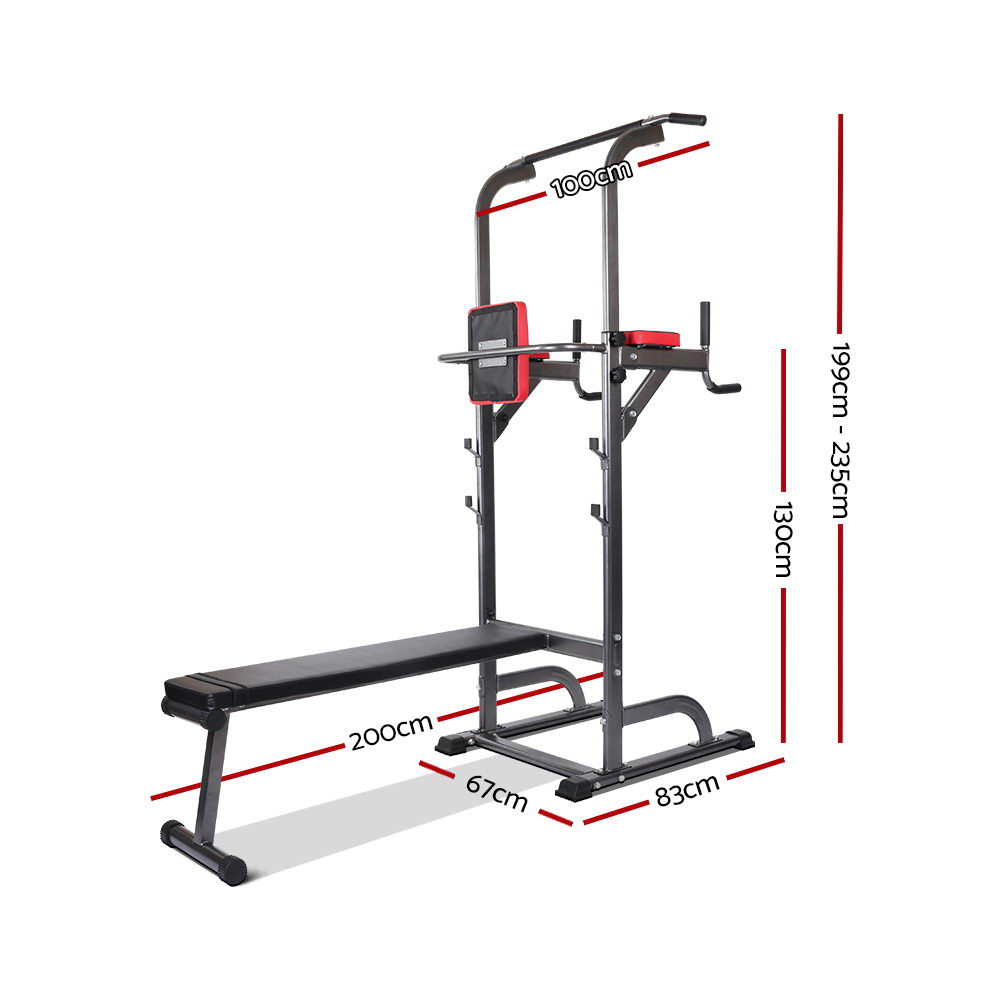 9-IN-1 Power Tower Weight Bench Multi-Function Station - image2