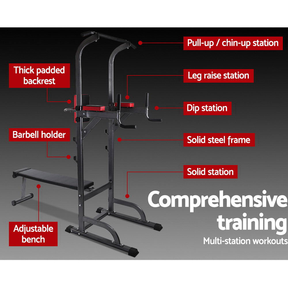 9-IN-1 Power Tower Weight Bench Multi-Function Station - image3