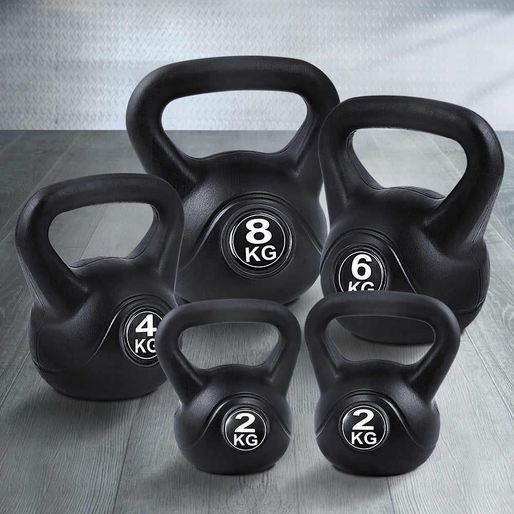 22kg Kettlebell Kettlebells Set Kettle Bell Bells Kit Weight Fitness Exercise - image8