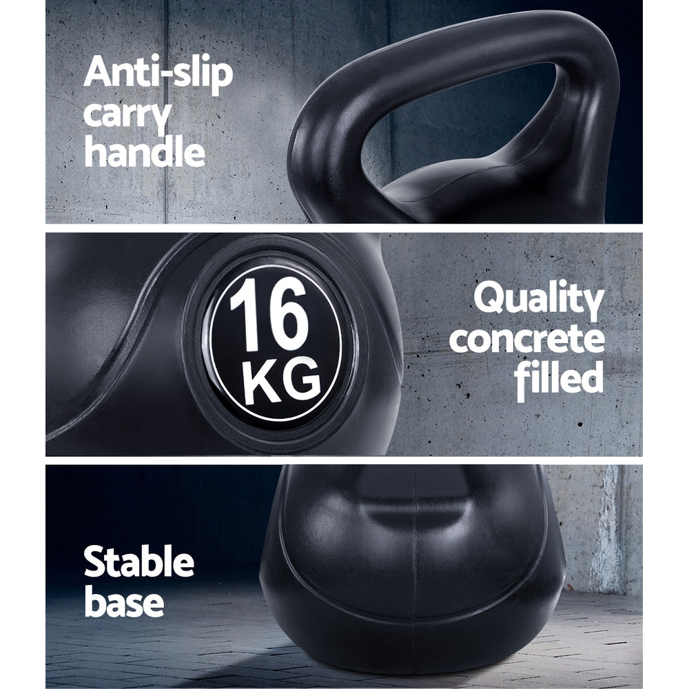 16KG Kettlebell Kettle Bell Weight Kit Fitness Exercise Strength Training - image6