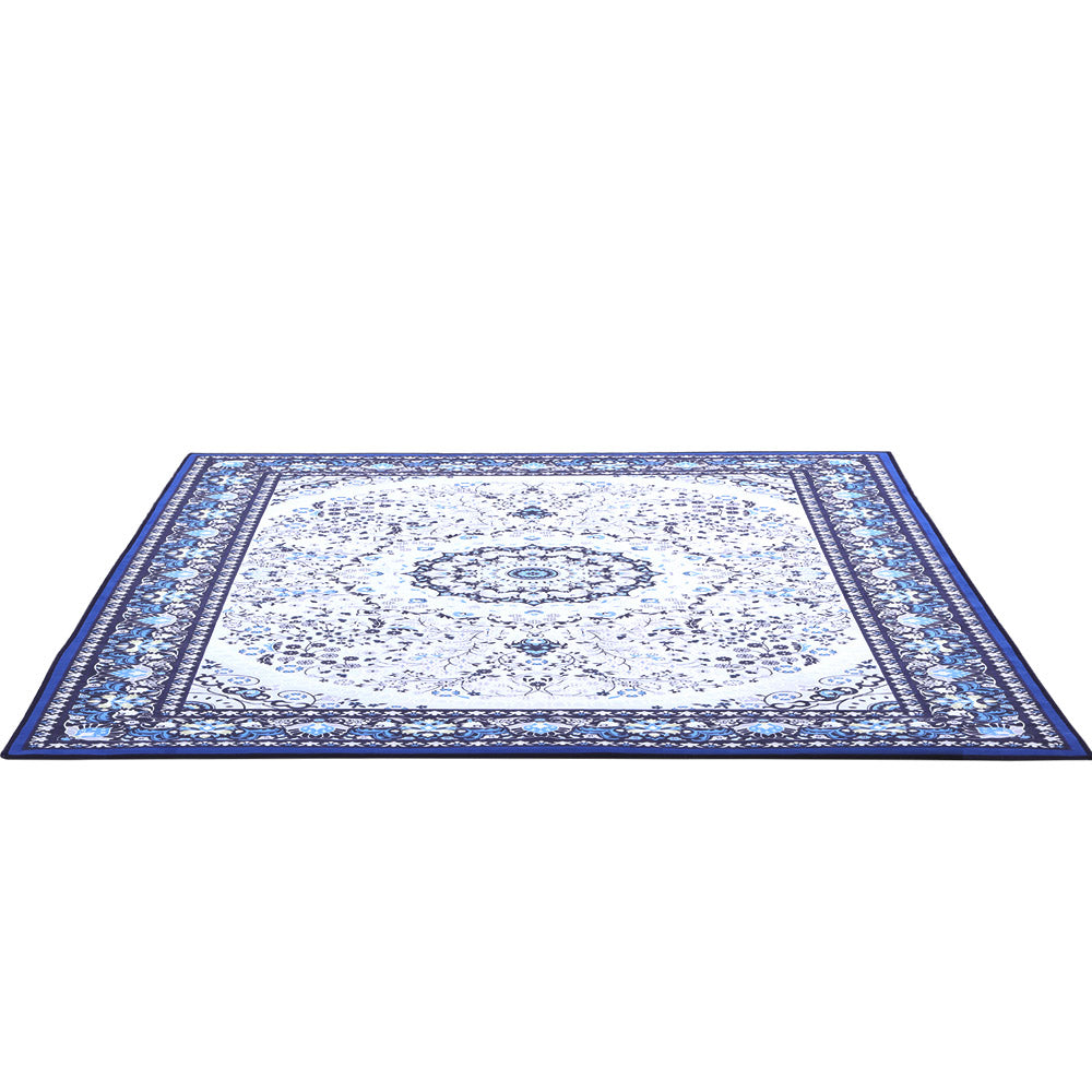 Floor Rugs Rug 200 x 290 Area Large Modern Carpet Soft Blue Living Room - image3