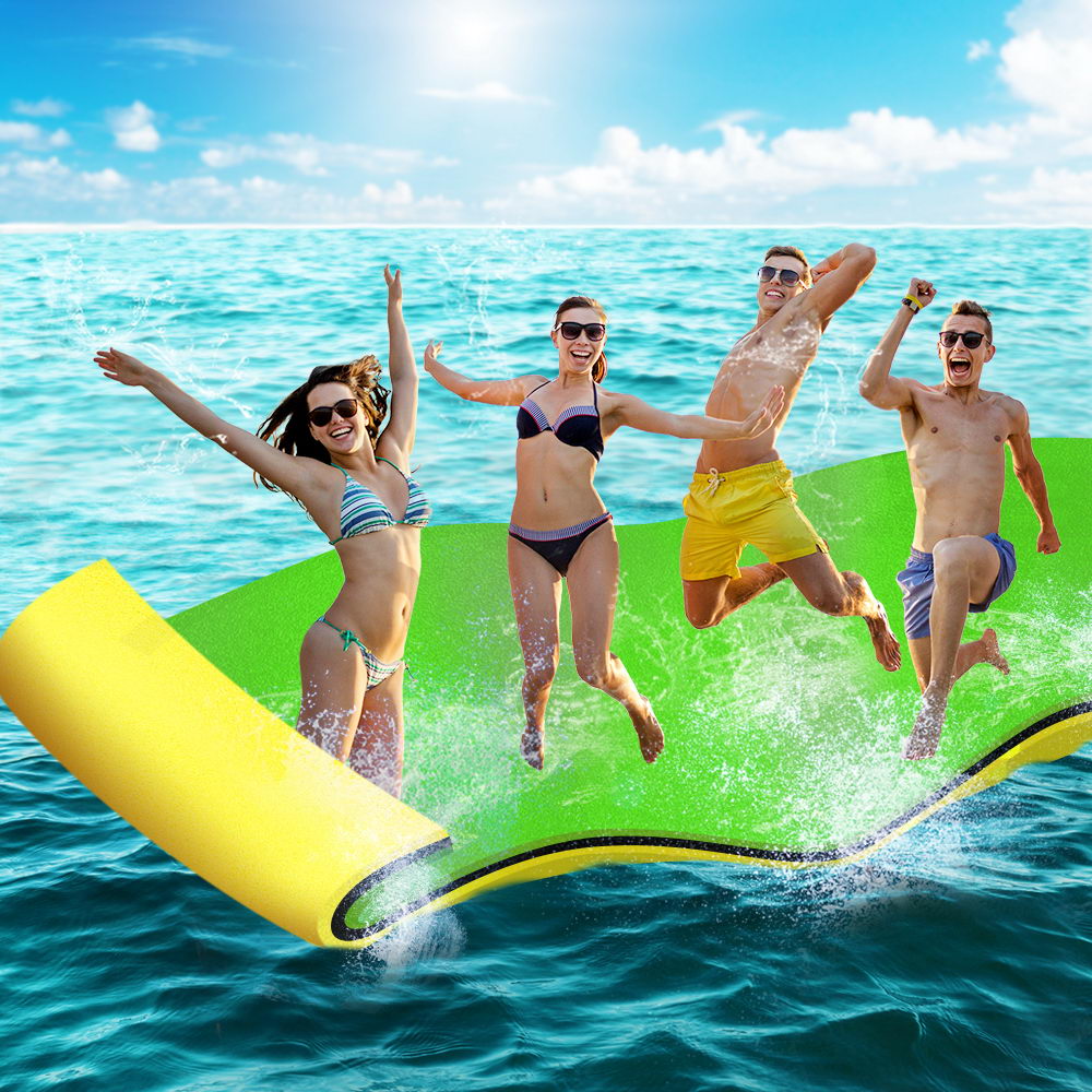 Floating Mat Water Slide Park Stand Up Paddle Pool Sea 365cm - image7