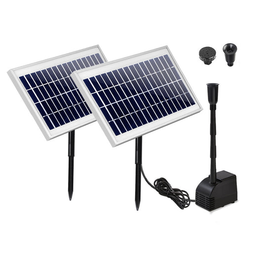 110W Solar Powered Water Pond Pump Outdoor Submersible Fountains - image1