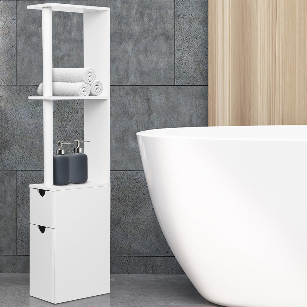 Freestanding Bathroom Storage Cabinet - White - image8