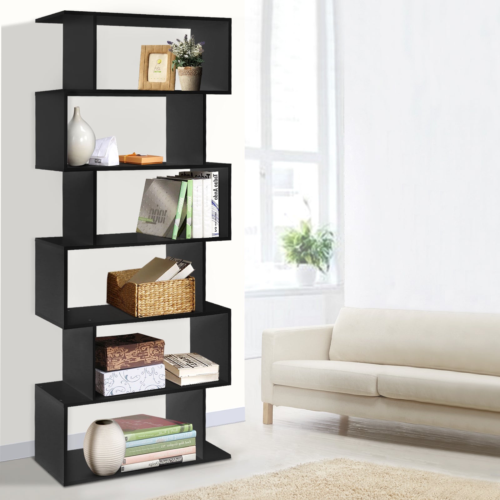 6 Tier Display Shelf - Black - image7