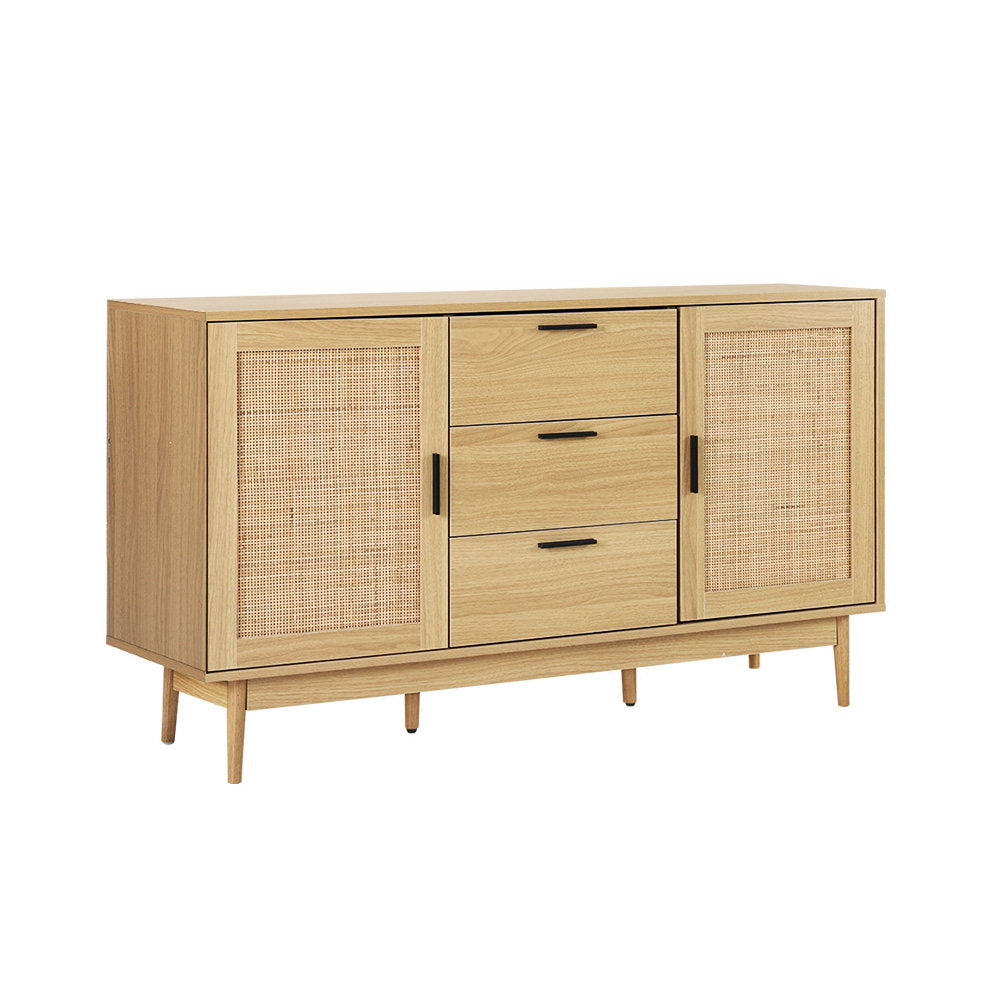 Buffet Sideboard Rattan Furniture Cabinet Storage Hallway Table Kitchen - image1